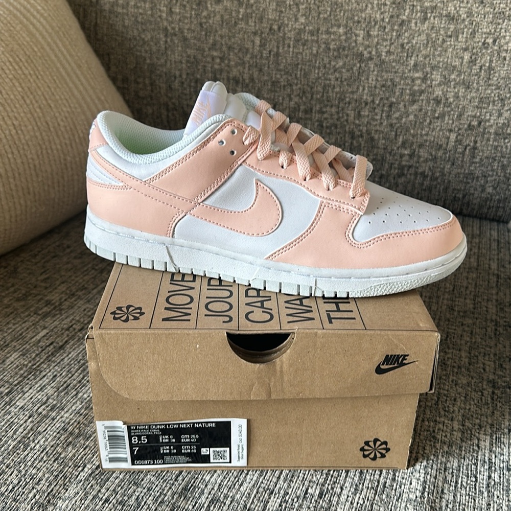 Brand New Nike Dunk low coral